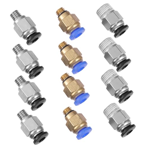 HEALLILY 12 Stück Pneumatische Schnellkupplungen für Drucker Druckluftadapter mit Gewinde Robuste Konstruktion Einfacher und Trennung Hohe Druck und Verschleißfestigkeit HEALLILY 12 Stück Pneumatische Schnellkupplungen für Drucker Druckluftadapter mit Gewinde Robuste Konstruktion Einfacher und Trennung Hohe Druck und Verschleißfestigkeit von HEALLILY