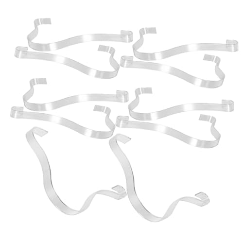 HEALLILY 15 transparente Acryl-Schuhform-Einsätze, Sandalen-Stützständer mit gebogenem Design für Schuhregale, Schränke und Verkaufsvitrinen von HEALLILY