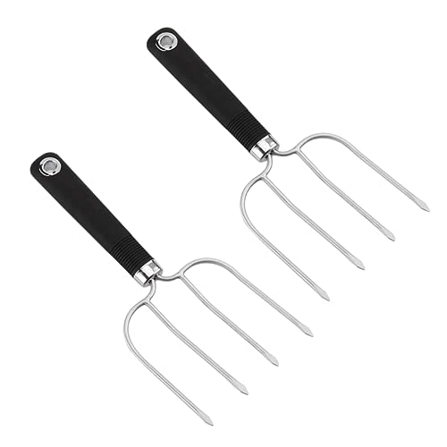 HEALLILY 2 STÜCK Truthahngabeln mit Vier Stabilen Robuste Grill und Fleischwerkzeuge für Müheloses Tranchieren und von Geflügel und HEALLILY 2 STÜCK Truthahngabeln mit Vier Stabilen Robuste Grill und Fleischwerkzeuge für Müheloses Tranchieren und von Geflügel und von HEALLILY