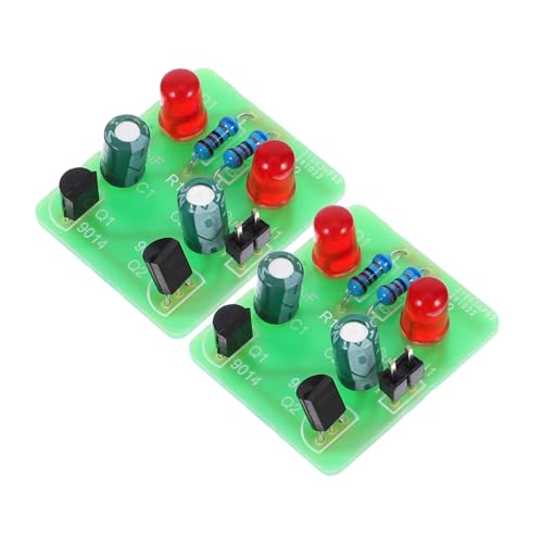 HEALLILY 2 Sätze Lötset für Anfänger mit Übungsplatinen und Blinkendem LED Modul Elektronik DIY Kit für Kognitive Projekte und Kreative Bastelarbeiten für Schulungen und Hobbyisten HEALLILY 2 Sätze Lötset für Anfänger mit Übungsplatinen und Blinkendem LED Modul Elektronik DIY Kit für Kognitive Projekte und Kreative Bastelarbeiten für Schulungen und Hobbyisten von HEALLILY