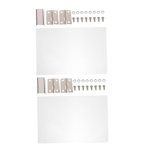 HEALLILY 2 Stück Popcornmaschine Klare Schutzplatte Kommerzieller Popcornmaker Rechte Und Linke Türplatte Ersatzteile Zubehör 36,3x21,5 Cm von HEALLILY