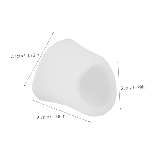 HEALLILY 2 x Silikon-Teekannen-Auslauf-Deckel mit abnehmbarem Design, für breite Kompatibilität, leicht zu reinigen und hygienisch von HEALLILY