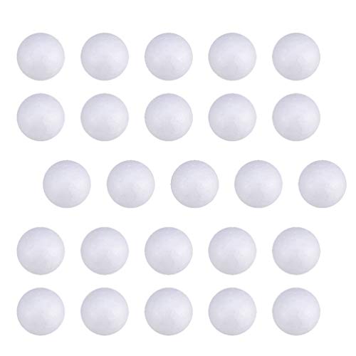 HEALLILY 240 STK Schaumstoffball Dekoration Styroporkugelhandwerk Große Schaumkugeln Große Schaumstoffbälle Bastelformen Aus Schaumstoff Styroporform Weiß Polyflor Die Blumen von HEALLILY