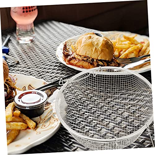 HEALLILY 2Stücke Frittierkorb Tragbarer Bratkorb für Hähnchen Rostfrei mit Ergonomischem Griff für Frittieren und Abtropfen HEALLILY 2Stücke Frittierkorb Tragbarer Bratkorb für Hähnchen Rostfrei mit Ergonomischem Griff für Frittieren und Abtropfen von HEALLILY