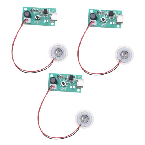 HEALLILY 3 Stück USB-Zerstäubungsmodul, niedrige Impedanz, Ultraschall-Nebelmacher mit Ersatz-Nebelscheiben für DIY-Luftbefeuchter, Aromatherapie-Geräte und Zimmerpflanzenbefeuchtung HEALLILY 3 Stück USB-Zerstäubungsmodul, niedrige Impedanz, Ultraschall-Nebelmacher mit Ersatz-Nebelscheiben für DIY-Luftbefeuchter, Aromatherapie-Geräte und Zimmerpflanzenbefeuchtung von HEALLILY
