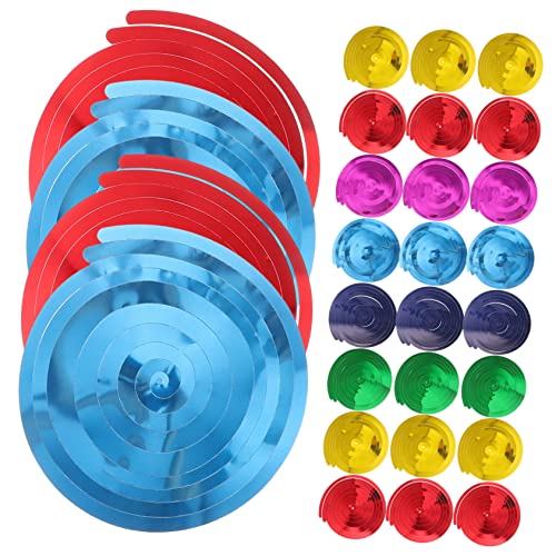 HEALLILY 30 Stück Bunte Spiralpendel für Partys Teiliges mit Durchsichtigen Haken für Hochzeiten Geburtstagsfeiern und Festliche Dekorationen Innenräumen Freien von HEALLILY