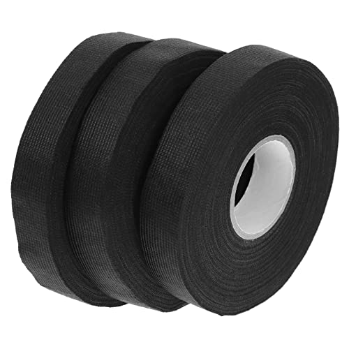 HEALLILY 3Rollen Hochtemperaturkabelbaumwickelband Selbstklebend für Autoanwendungen Schalldämpfend Korrosionsbeständig für Industrie Heimkabelbaumwinkel HEALLILY 3Rollen Hochtemperaturkabelbaumwickelband Selbstklebend für Autoanwendungen Schalldämpfend Korrosionsbeständig für Industrie Heimkabelbaumwinkel von HEALLILY