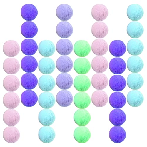 HEALLILY 48Stücke Bunte Pom Poms Flauschige DIY Plüschbälle für Große Handgefertigte Bastelmaterialien für Haarschmuck und Dekorationen HEALLILY 48Stücke Bunte Pom Poms Flauschige DIY Plüschbälle für Große Handgefertigte Bastelmaterialien für Haarschmuck und Dekorationen von HEALLILY