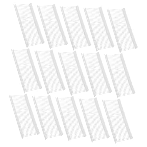 HEALLILY 5000 Stück Förmige Transparente Kunststoff Tag Barbs Leichte Kleidungsetiketten Befestiger Breiter Kopf für Sichere Anbringung von Preis und Hangtags Schnelle Installation für von HEALLILY