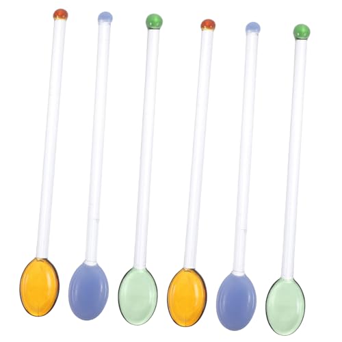 HEALLILY 6 Stück Teiliges Farbige Rührstäbchen aus Wiederverwendbare Cocktail und Getränke Rührstäbchen für Zuhause Bars und Kaffeehäuser Komfortabler Griff Design HEALLILY 6 Stück Teiliges Farbige Rührstäbchen aus Wiederverwendbare Cocktail und Getränke Rührstäbchen für Zuhause Bars und Kaffeehäuser Komfortabler Griff Design von HEALLILY