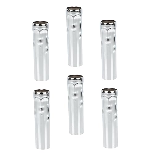 HEALLILY 6Stücke Eisenlampenröhre mit Einzigartigem Tränenmuster Design DIY Hängelampe Basishülsen für Beleuchtung zu Installieren Langlebig und Robust von HEALLILY