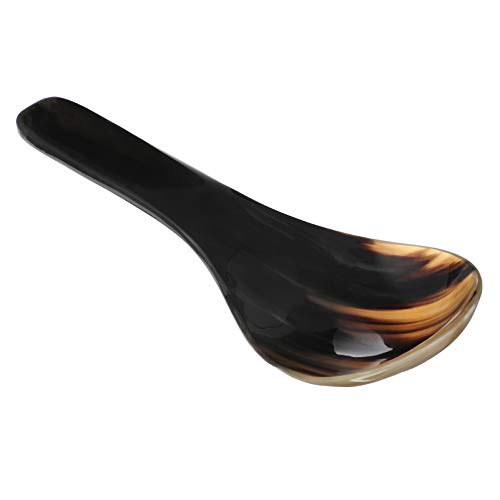 Buffalo Horn Löffel Abendessen Ware Portion Löffel Küche Pfannen Suppe Pan Pfanne für Suppen Eintöpfe Soße Sauce Kochgeschirr Utensil von HEALLILY