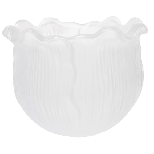 HEALLILY Glas Lampenschirm Ømm für Pendelleuchte Wandlampe Tischlampe Ersatz Lampenabdeckung aus Transparentem Glas Einfache Montage Moderner Stil für Wohnzimmer Schlafzimmer von HEALLILY