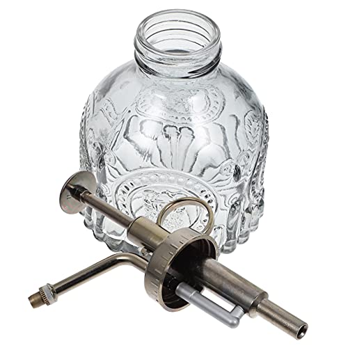 HEALLILY Glas Vintage Pflanze Spray Flasche: Feine Nebel Garten Sprayer Gießkanne Container für Indoor Outdoor Sukkulent Pflanze Grau von HEALLILY