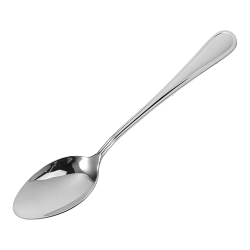 HEALLILY Großer Edelstahl Servierlöffel und Robust Spülmaschinenfest Vielseitiger Küchenlöffel für Buffet Bankett und Gastronomie Glatte Kanten und Komfortabler Griff Glänzendem Silber HEALLILY Großer Edelstahl Servierlöffel und Robust Spülmaschinenfest Vielseitiger Küchenlöffel für Buffet Bankett und Gastronomie Glatte Kanten und Komfortabler Griff Glänzendem Silber von HEALLILY