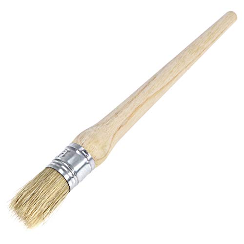 HEALLILY Handkreide Wachsen Pinsel Kreis Schablone Schablonenpinsel Kinder Malen Pinsel Runder Molliger Pinsel Professioneller Wachspinsel Touchup-Pinsel Holz Pinsel Wandbürste Eben Bambus von HEALLILY