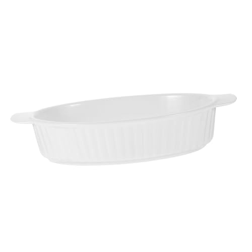 HEALLILY Keramik Backblech mit Doppelgriff Hitzebeständige Auflaufform für Backofen und Mikrowelle Rutschfest Spülmaschinengeeignet Vielseitig für Kuchen Käse und Desserts Zuhause oder HEALLILY Keramik Backblech mit Doppelgriff Hitzebeständige Auflaufform für Backofen und Mikrowelle Rutschfest Spülmaschinengeeignet Vielseitig für Kuchen Käse und Desserts Zuhause oder von HEALLILY