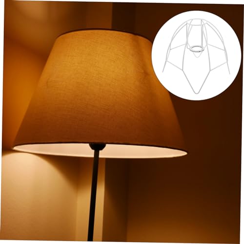 HEALLILY Lampenschirmrahmen Robust Langlebig DIY Tischlampe Gestell Vintage Stil für Wohnzimmer Schlafzimmer Hotel Geeignet von HEALLILY