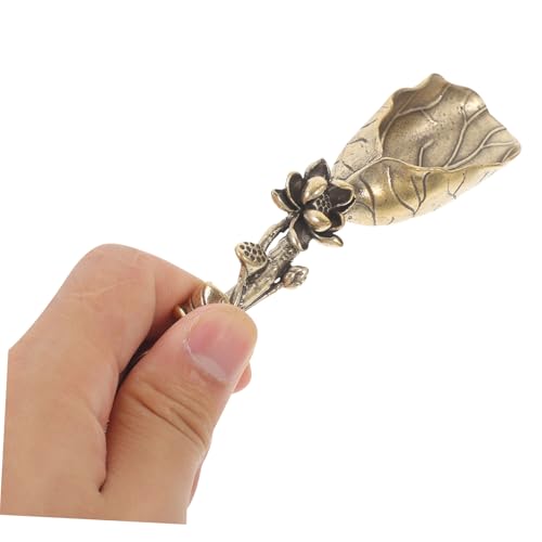 HEALLILY Lotus-Teelöffel aus reinem Kupfer, kleiner Teelöffel, Zubehör, Geschäfte und Heimgebrauch HEALLILY Lotus-Teelöffel aus reinem Kupfer, kleiner Teelöffel, Zubehör, Geschäfte und Heimgebrauch von HEALLILY