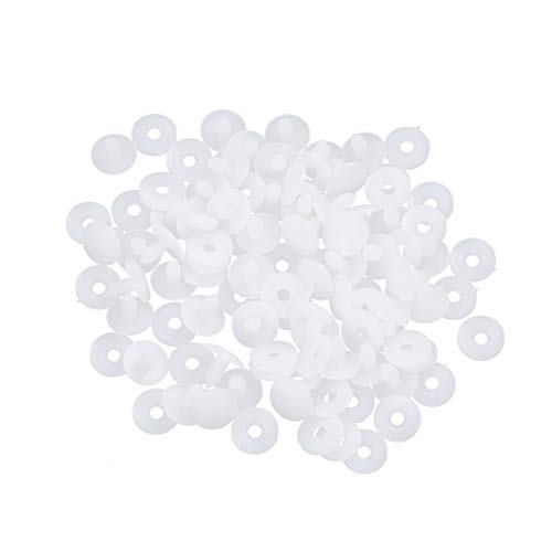 HEALLILY Puppe Gelenke Teddy Gelenke 30 MM Kunststoff Plüschtiere Figuren Marionette Puppe DIY Bastelbedarf Kopf Gliedmaßen Zubehör (Weiß) von HEALLILY