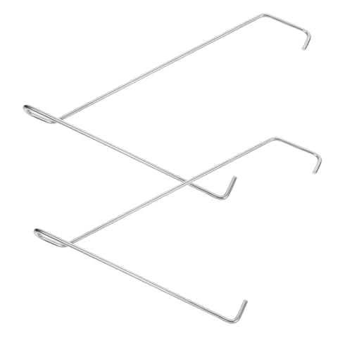 HEALLILY Robuste Regalhalterungen aus Edelstahl, dicke, schwebende Wandhaken für breite Holzbretter, platzsparende Metallstützen mit hoher Tragfähigkeit und minimalistischem Design, 2 Stück HEALLILY Robuste Regalhalterungen aus Edelstahl, dicke, schwebende Wandhaken für breite Holzbretter, platzsparende Metallstützen mit hoher Tragfähigkeit und minimalistischem Design, 2 Stück von HEALLILY