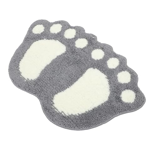 HEALLILY Rutschfester Badezimmerteppich in Wolkenform, saugfähig, weich, Fußmatte, Bodenschutz und Feuchtigkeitsregulierung, Hellgrau HEALLILY Rutschfester Badezimmerteppich in Wolkenform, saugfähig, weich, Fußmatte, Bodenschutz und Feuchtigkeitsregulierung, Hellgrau von HEALLILY