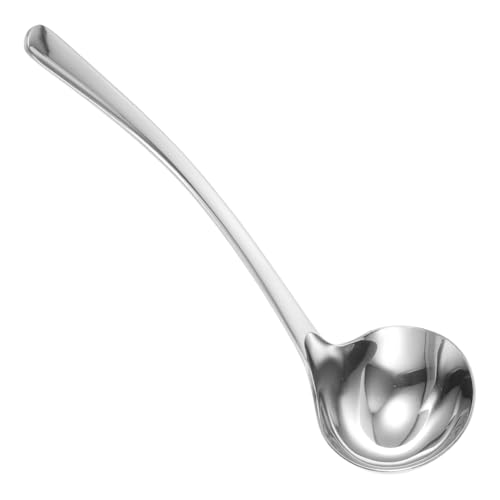 HEALLILY Suppenlöffel mit Langem Griff Multifunktionale Servierkelle für Zuhause und Gastronomie Spülmaschinenfest für Suppen Reis und Desserts HEALLILY Suppenlöffel mit Langem Griff Multifunktionale Servierkelle für Zuhause und Gastronomie Spülmaschinenfest für Suppen Reis und Desserts von HEALLILY