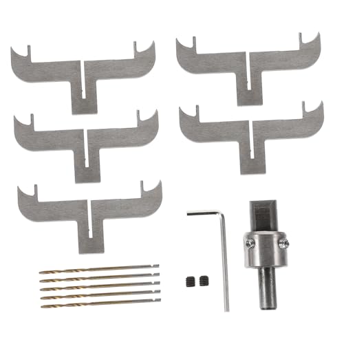 HEALSOPTHY 1 Satz Milling Cutter Set für Holzarbeiten mit Bohrern zum Herstellen von Holzringen und Armbändern für DIY Projekte und Schmuckherstellung HEALSOPTHY 1 Satz Milling Cutter Set für Holzarbeiten mit Bohrern zum Herstellen von Holzringen und Armbändern für DIY Projekte und Schmuckherstellung von HEALSOPTHY