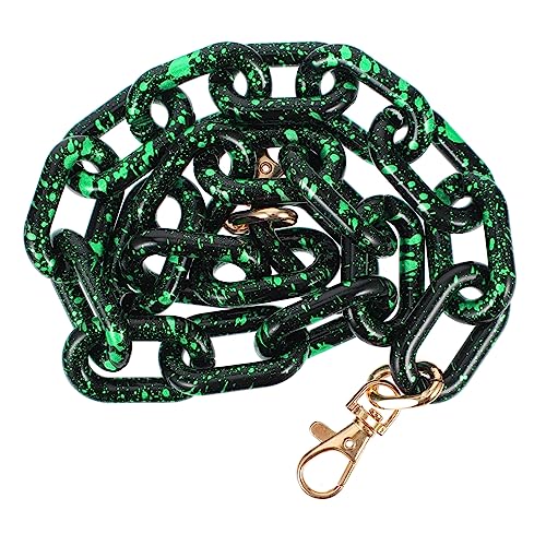 HEALSOPTHY 1 Stück Acryl Taschenkette Schneegrün Abnehmbare Umhängekette für Handtaschen Geldbörsen und Clutches Vielseitig Einsetzbar für Damen und Mädchen Praktische und Stylische von HEALSOPTHY