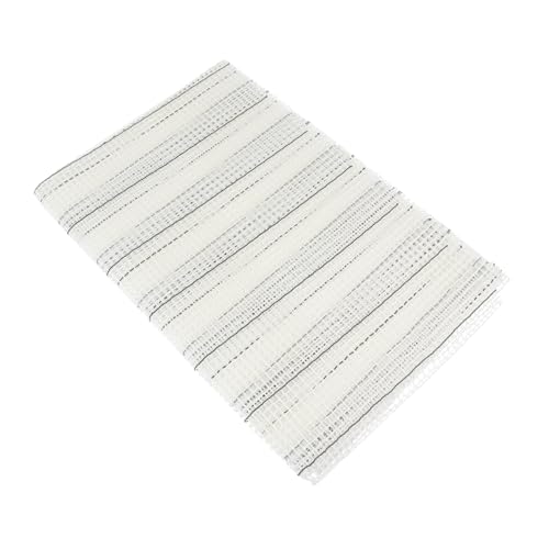 HEALSOPTHY 1 Stück DIY Häkel Mesh Gewebe für Teppichherstellung Vielseitige Handarbeitsmaterialien für Kreative Projekte für Teppiche Bodenmatten und Latch Hook Handwerk von HEALSOPTHY