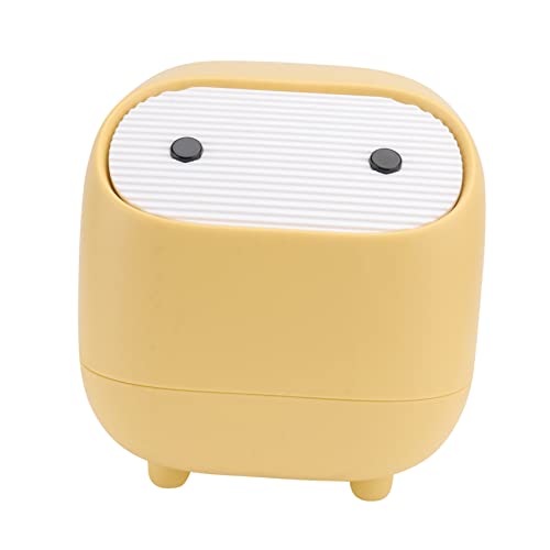 HEALSOPTHY 1 Stück Mini Mülleimer mit Druckmechanismus Kreativer Desktop Abfallbehälter für Zuhause Büro und Studentenwohnheim Geruchsreduzierend Gelb Langlebig und Praktisch HEALSOPTHY 1 Stück Mini Mülleimer mit Druckmechanismus Kreativer Desktop Abfallbehälter für Zuhause Büro und Studentenwohnheim Geruchsreduzierend Gelb Langlebig und Praktisch von HEALSOPTHY