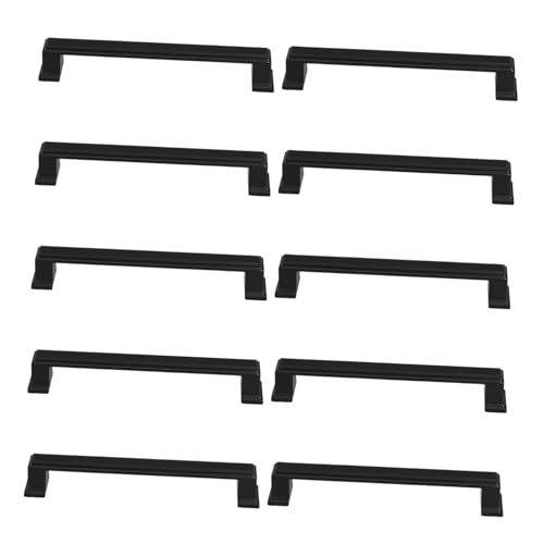 HEALSOPTHY 10 Stück Küchenschrankgriffe – Retro-schubladengriffe in Schwarz, Kleiderschrankgriffe, Hardware Für Bauernschränke, Schränke Und Schreibtischschubladen HEALSOPTHY 10 Stück Küchenschrankgriffe – Retro-schubladengriffe in Schwarz, Kleiderschrankgriffe, Hardware Für Bauernschränke, Schränke Und Schreibtischschubladen von HEALSOPTHY