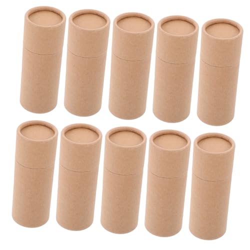 HEALSOPTHY 10 Stück Teiliges Kraftpapier Geschenkboxen Kleine Runde Papprohre Leichte Aufbewahrungstuben für Bastelbedarf Versandhülsen und Verpackung Kompakt und Tragbar für Reise und HEALSOPTHY 10 Stück Teiliges Kraftpapier Geschenkboxen Kleine Runde Papprohre Leichte Aufbewahrungstuben für Bastelbedarf Versandhülsen und Verpackung Kompakt und Tragbar für Reise und von HEALSOPTHY