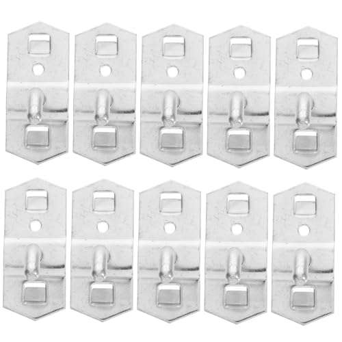HEALSOPTHY 10 Stück Teiliges Metall Pegboard Haken Stabile Lochwandhaken für Werkzeug und Zubehöraufbewahrung Einfach zu Montieren Vielseitig Einsetzbar für Werkstatt und Garage Praktischer von HEALSOPTHY
