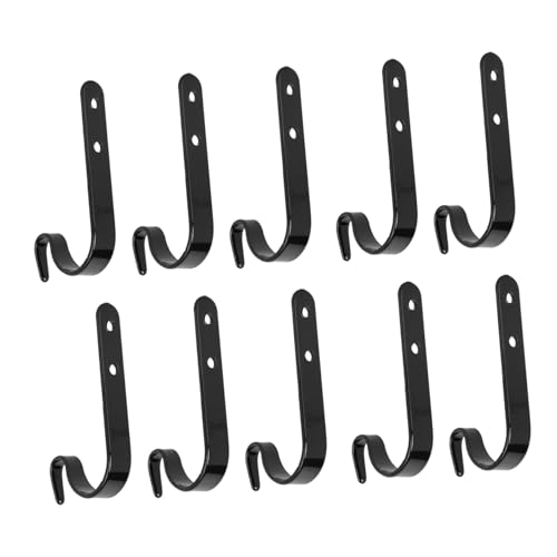 HEALSOPTHY 10 Stück Teiliges Metallhaken J Form Schwarze Eisenhaken mit Schrauben Stabile Einfache Wandhaken für Zuhause Robuste Aufbewahrungslösung für Taschen Kleidung Vielseitig HEALSOPTHY 10 Stück Teiliges Metallhaken J Form Schwarze Eisenhaken mit Schrauben Stabile Einfache Wandhaken für Zuhause Robuste Aufbewahrungslösung für Taschen Kleidung Vielseitig von HEALSOPTHY