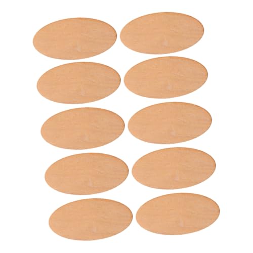 HEALSOPTHY 10 Stück Teiliges Ovale Holzanhänger aus Massivem Holz zum Basteln DIY ornamente Naturbelassen für Kreative Holzdeko und Individuelle Wohnraumgestaltung HEALSOPTHY 10 Stück Teiliges Ovale Holzanhänger aus Massivem Holz zum Basteln DIY ornamente Naturbelassen für Kreative Holzdeko und Individuelle Wohnraumgestaltung von HEALSOPTHY