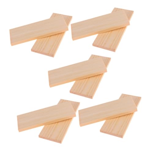 HEALSOPTHY 10 Stück Teiliges Rechteckige Kiefernholzleisten Unlackierte Holzplatten für DIY Bastelprojekte Modellbau Kunsthandwerk und Individuelle Wohnraumdekoration HEALSOPTHY 10 Stück Teiliges Rechteckige Kiefernholzleisten Unlackierte Holzplatten für DIY Bastelprojekte Modellbau Kunsthandwerk und Individuelle Wohnraumdekoration von HEALSOPTHY