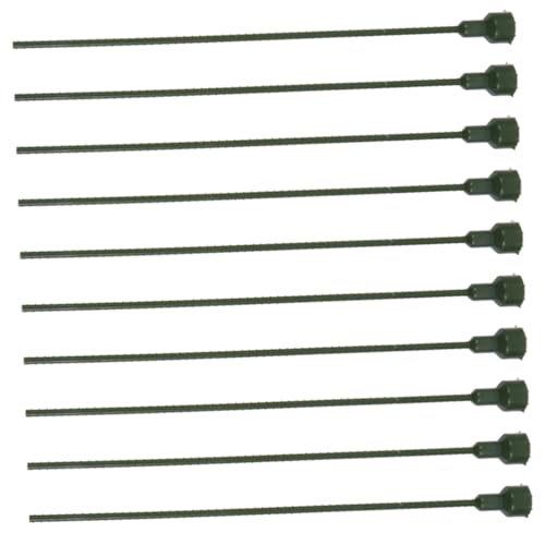 HEALSOPTHY 10 Stück Teiliges Transparente Kunststoff wasserröhrchen für Blumenarrangements Verstellbare Vielseitig Einsetzbar für Frische und Künstliche Blumen für DIY blumenstecker und von HEALSOPTHY