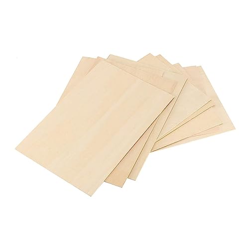 HEALSOPTHY 10 Stück Unbehandelte Holzscheiben DIY Bastelmaterial für Malerei und Dekoration Robuste Holzplatten für Kreative Projekte von HEALSOPTHY