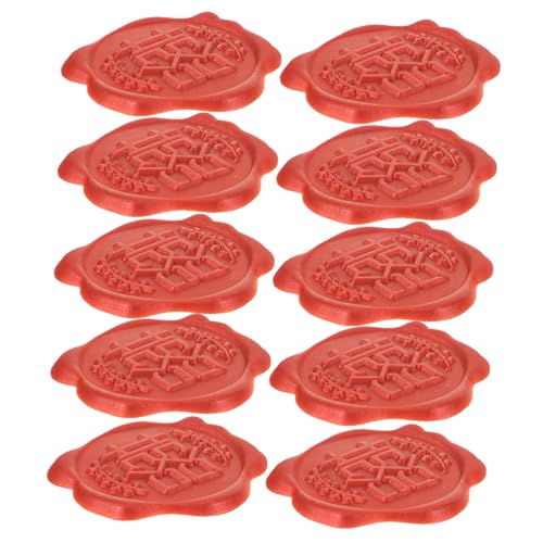 HEALSOPTHY 10 Stück Wachssiegel Aufkleber mit Selbstklebendem Rückseitenverschluss Geprägt mit Traditionellem Motiv in Edlem Weinrot für Hochzeitseinladungen Briefumschläge und HEALSOPTHY 10 Stück Wachssiegel Aufkleber mit Selbstklebendem Rückseitenverschluss Geprägt mit Traditionellem Motiv in Edlem Weinrot für Hochzeitseinladungen Briefumschläge und von HEALSOPTHY