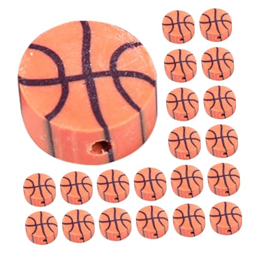HEALSOPTHY 100 Stück Basketball Soft tonperlen mit DIY Schmuckherstellung für Armbänder und Halsketten Vielseitige Bastelperlen für Kreative Schmuckgestaltung HEALSOPTHY 100 Stück Basketball Soft tonperlen mit DIY Schmuckherstellung für Armbänder und Halsketten Vielseitige Bastelperlen für Kreative Schmuckgestaltung von HEALSOPTHY
