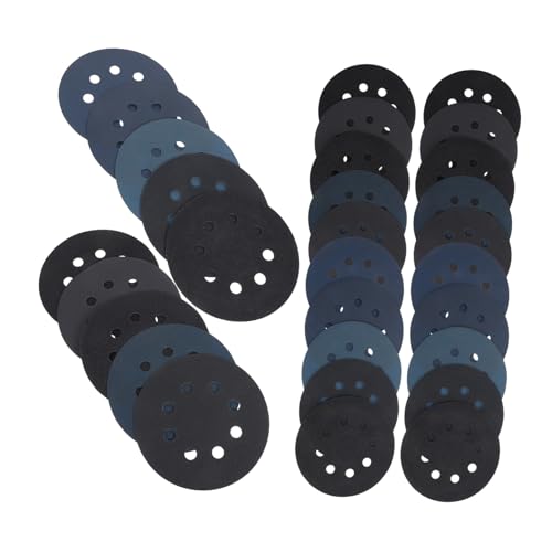 HEALSOPTHY 100 Stück Klett Schleifscheiben und Trocken Schleifpapier Körnung Siliziumkarbid Rundscheiben für Orbital Polieren und Autolackierung HEALSOPTHY 100 Stück Klett Schleifscheiben und Trocken Schleifpapier Körnung Siliziumkarbid Rundscheiben für Orbital Polieren und Autolackierung von HEALSOPTHY