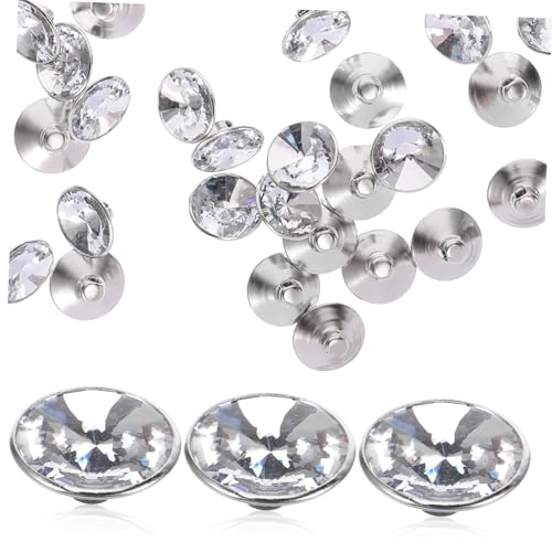 HEALSOPTHY 100 Stück Kristallknöpfe mit Metallöse Edle Strass Polsterknöpfe für Möbel Dekoration DIY Nähen Couch Kleidung Zubehör HEALSOPTHY 100 Stück Kristallknöpfe mit Metallöse Edle Strass Polsterknöpfe für Möbel Dekoration DIY Nähen Couch Kleidung Zubehör von HEALSOPTHY