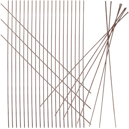 HEALSOPTHY 100 Stück Künstliche Blumenstiele Papierummantelter Basteldraht Naturgetreue Robuste Drahtstängel für Blumenarrangements Hochzeitsdeko und Heimdekoration von HEALSOPTHY