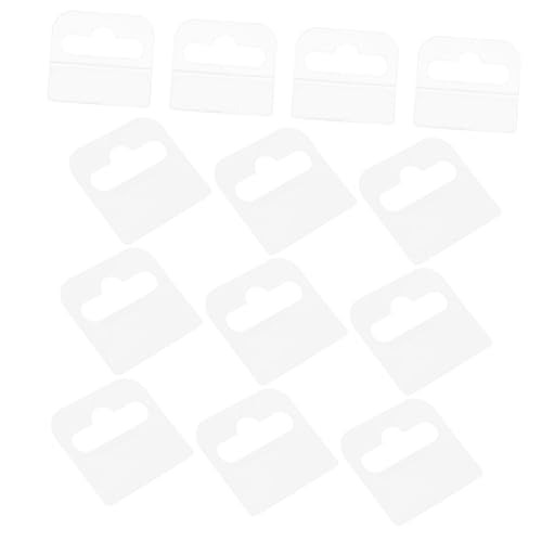 HEALSOPTHY 100 Stück Selbstklebende Klare PVC Haken mit Schlitzloch Transparente Haftstreifen für Einzelhandel Display und Aufhängen von Kleinteilen HEALSOPTHY 100 Stück Selbstklebende Klare PVC Haken mit Schlitzloch Transparente Haftstreifen für Einzelhandel Display und Aufhängen von Kleinteilen von HEALSOPTHY
