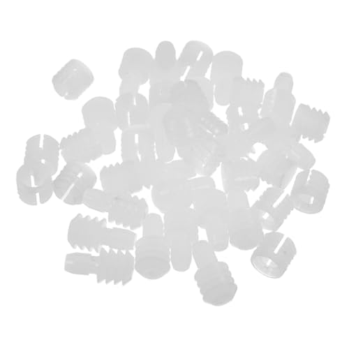 HEALSOPTHY 100 Stück Teiliges Nylon Dübel Scharnier Stabile Möbelverbindung für Küchen Schrankteile Verschleißfest Vielseitig Kompatibel Einfache Montage ohne Profiwerkzeug für Türen von HEALSOPTHY