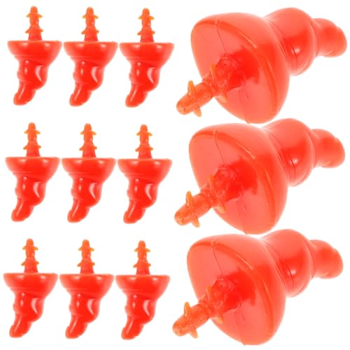 HEALSOPTHY 100 Stück Teiliges Rote Schneemann Nasen aus Langlebigem Kunststoff Glatte Oberfläche für Komfortables Basteln Vielseitig für DIY Weihnachtsdekorationen und Schneemann HEALSOPTHY 100 Stück Teiliges Rote Schneemann Nasen aus Langlebigem Kunststoff Glatte Oberfläche für Komfortables Basteln Vielseitig für DIY Weihnachtsdekorationen und Schneemann von HEALSOPTHY