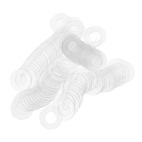 HEALSOPTHY 100 Stück Teiliges Transparente PVC Unterlegscheiben aus robustem Kunststoff Flache Isolierende Schraubendichtungen für Türgriffe Duschstangen und Badarmaturen Hitzebeständig und HEALSOPTHY 100 Stück Teiliges Transparente PVC Unterlegscheiben aus robustem Kunststoff Flache Isolierende Schraubendichtungen für Türgriffe Duschstangen und Badarmaturen Hitzebeständig und von HEALSOPTHY