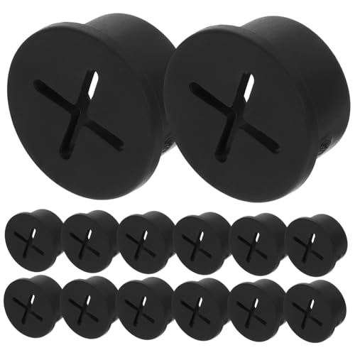HEALSOPTHY 12 Stück Teiliges Gummitüllen Kabeldurchführung Staubschutz für Büro Möbelkabel Schreibtisch Kabelführung Langlebig und Installieren in Schwarz HEALSOPTHY 12 Stück Teiliges Gummitüllen Kabeldurchführung Staubschutz für Büro Möbelkabel Schreibtisch Kabelführung Langlebig und Installieren in Schwarz von HEALSOPTHY