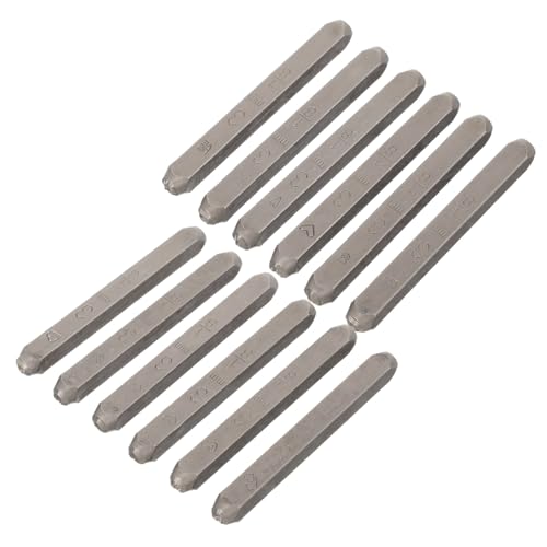 HEALSOPTHY 12 Stück Teiliges Herzförmiges Prägestempel aus für Lederhandwerk Langlebig Präzise Prägung Geeignet für DIY Lederarbeiten und Handstempel Events HEALSOPTHY 12 Stück Teiliges Herzförmiges Prägestempel aus für Lederhandwerk Langlebig Präzise Prägung Geeignet für DIY Lederarbeiten und Handstempel Events von HEALSOPTHY
